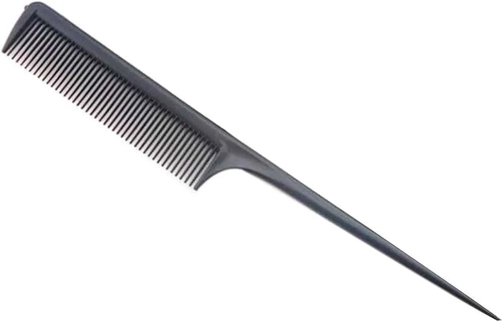 Th Peigne A Queue Avec Plastique # Noir