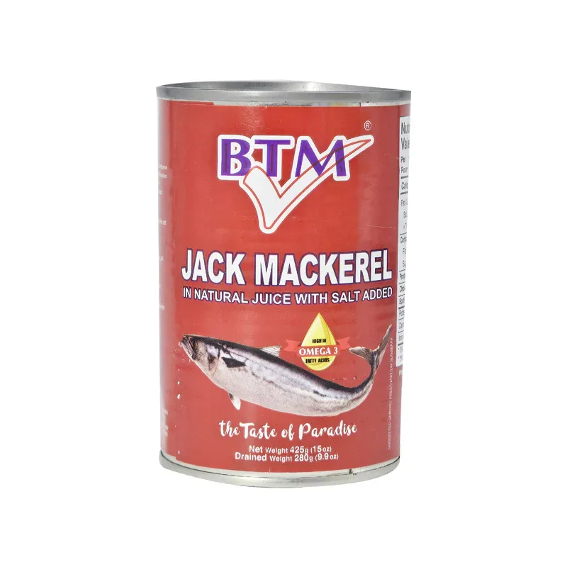 Btm Jack Mackrel Natural 425g