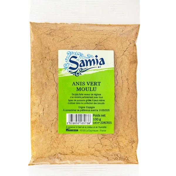 Anis vert moulu samia 100g