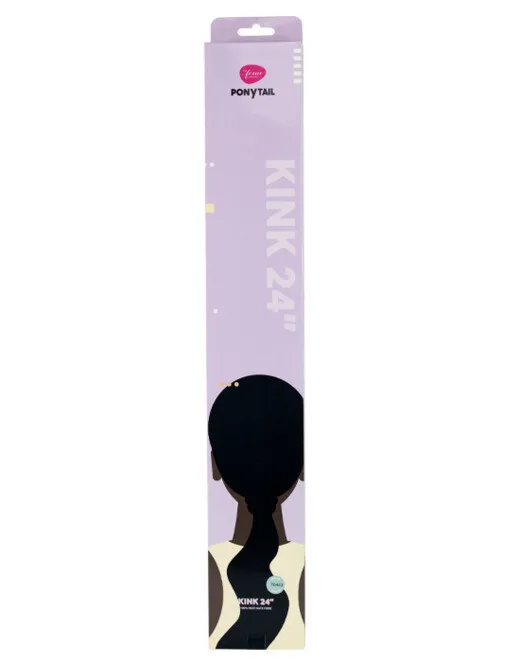 Feme Ponytail Kink 24"t1b/27
