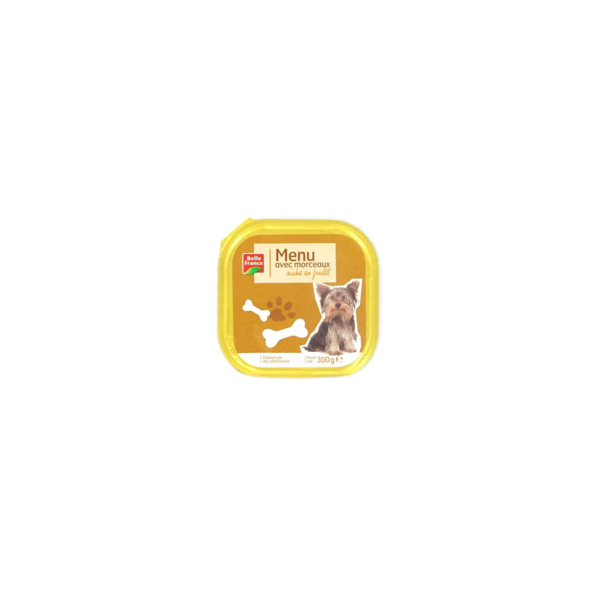 Barquette Chien Poulet 300g/9
