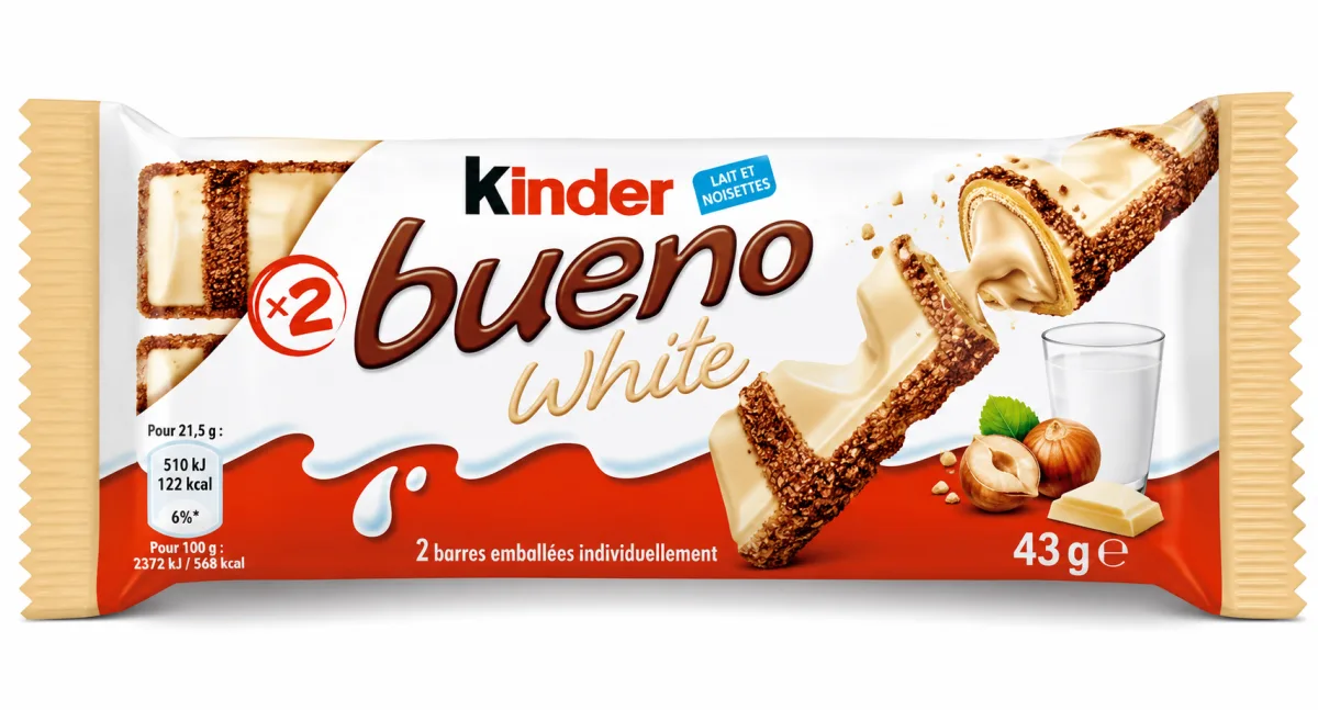 Kinder bueno white 43g