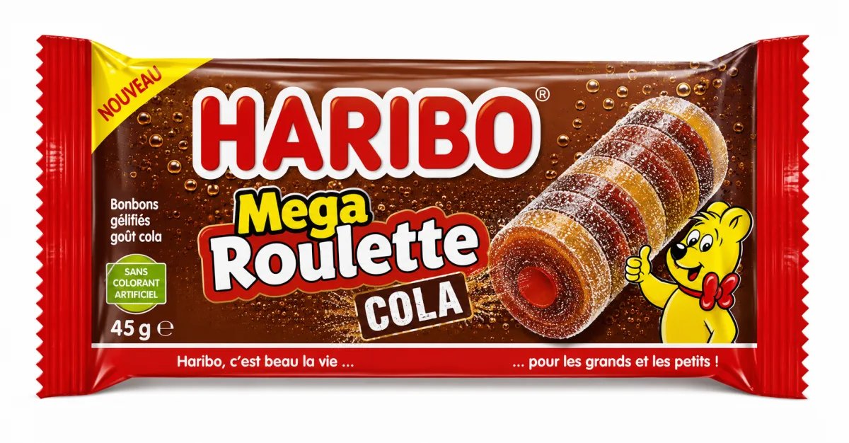 Haribo Cola Mega Roulette 45g
