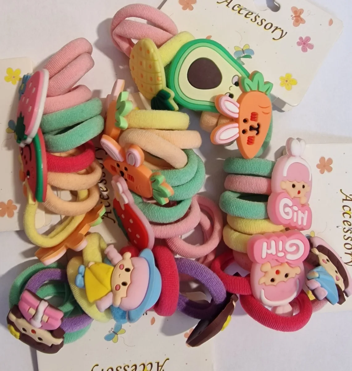 Accessory Chouchous Enfants Avec Des Motifs Mignons # Multicolor