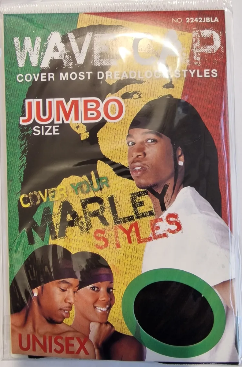 Magic Collection Wave Cap Dreadlocks Jumbo Size # 2242jbla # Noir