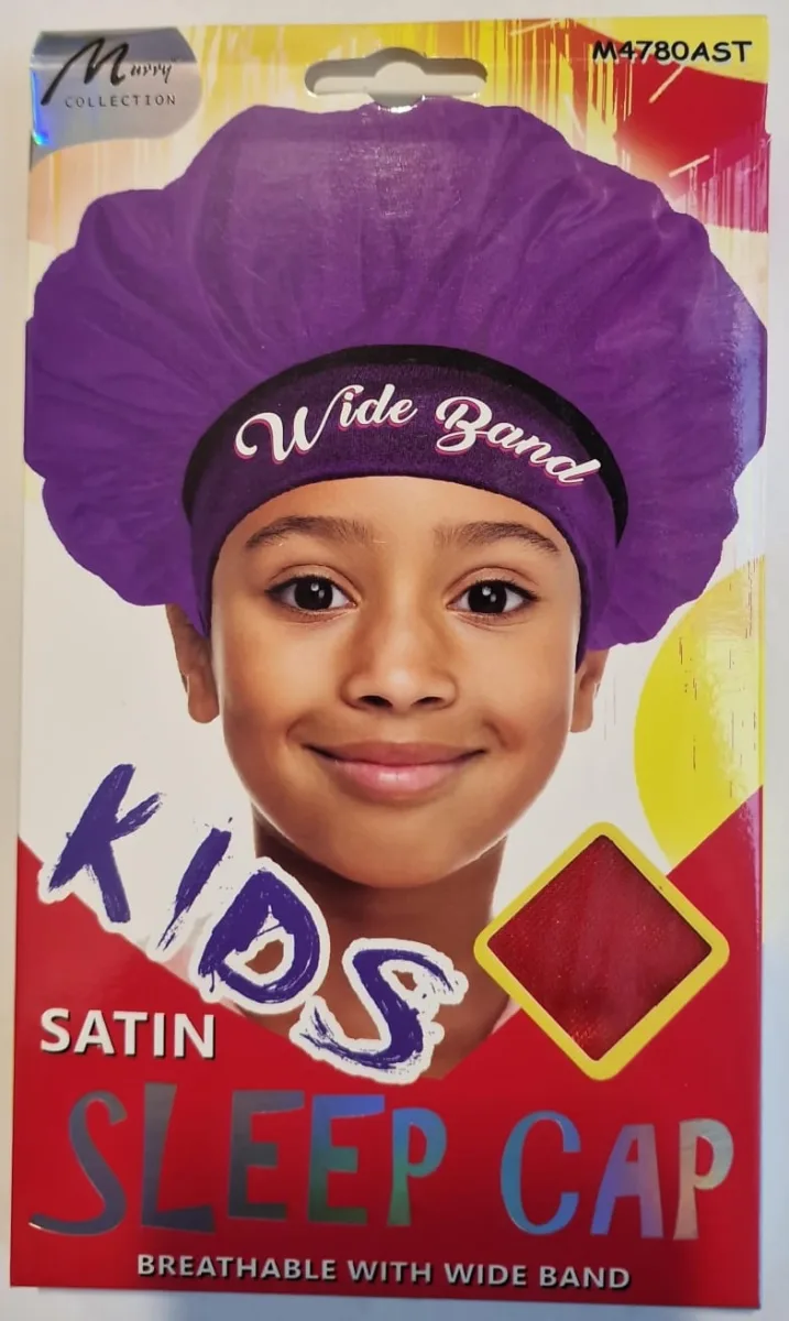 Murry Kids Satin Sleep Bonnet # M4780ast # Multicolor