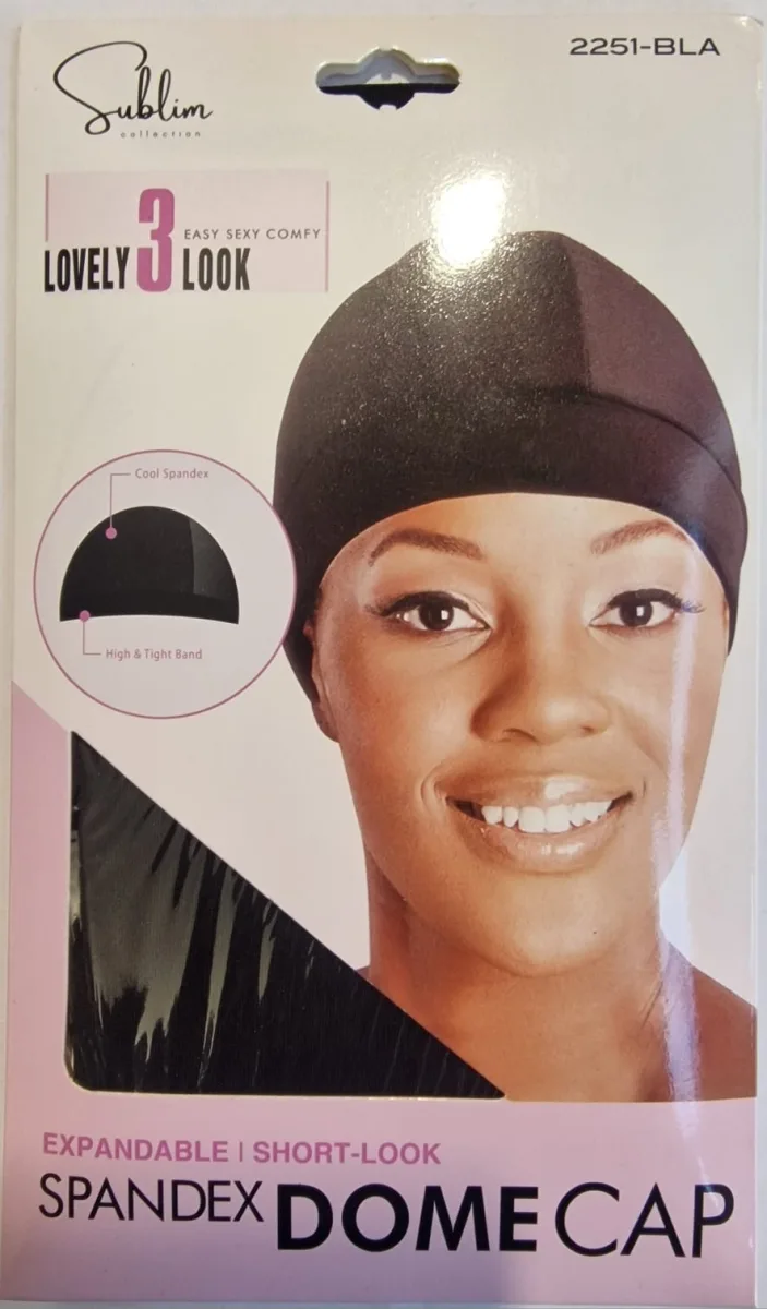 Sublim Spandex Dome Cap # 2251bla # Noir
