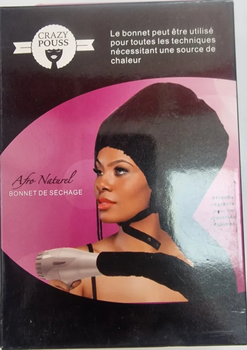 Crazy Pouss Bonnet De Sechage # Noir