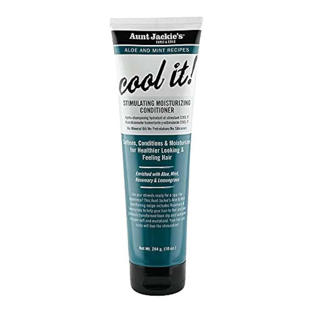 Aunt Jackies Aloe & Mint Cool It Moist Cond 10oz