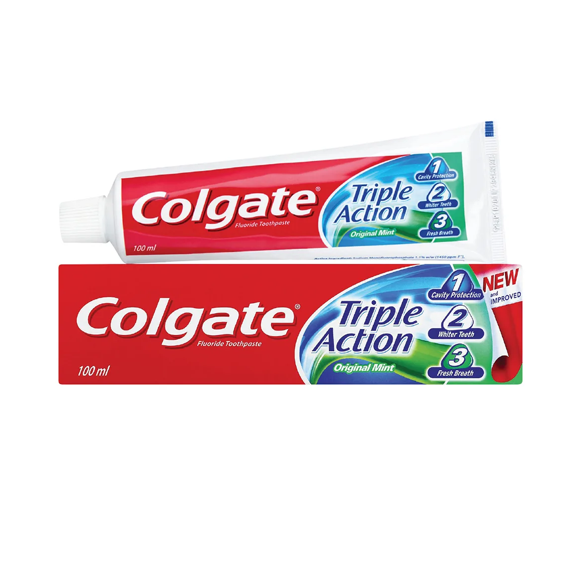 Colgate Dentifrice Triple Action Menthe 100ml
