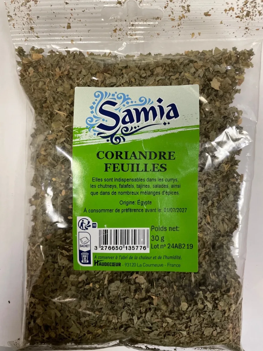 Coriandre Feuilles Samia 30g