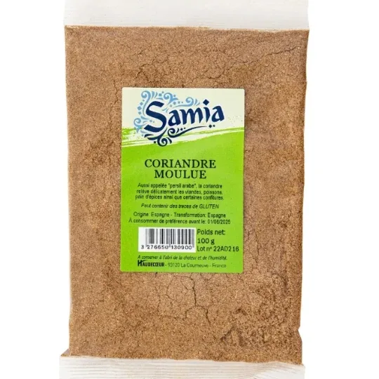 Coriandre moulue samia 100g