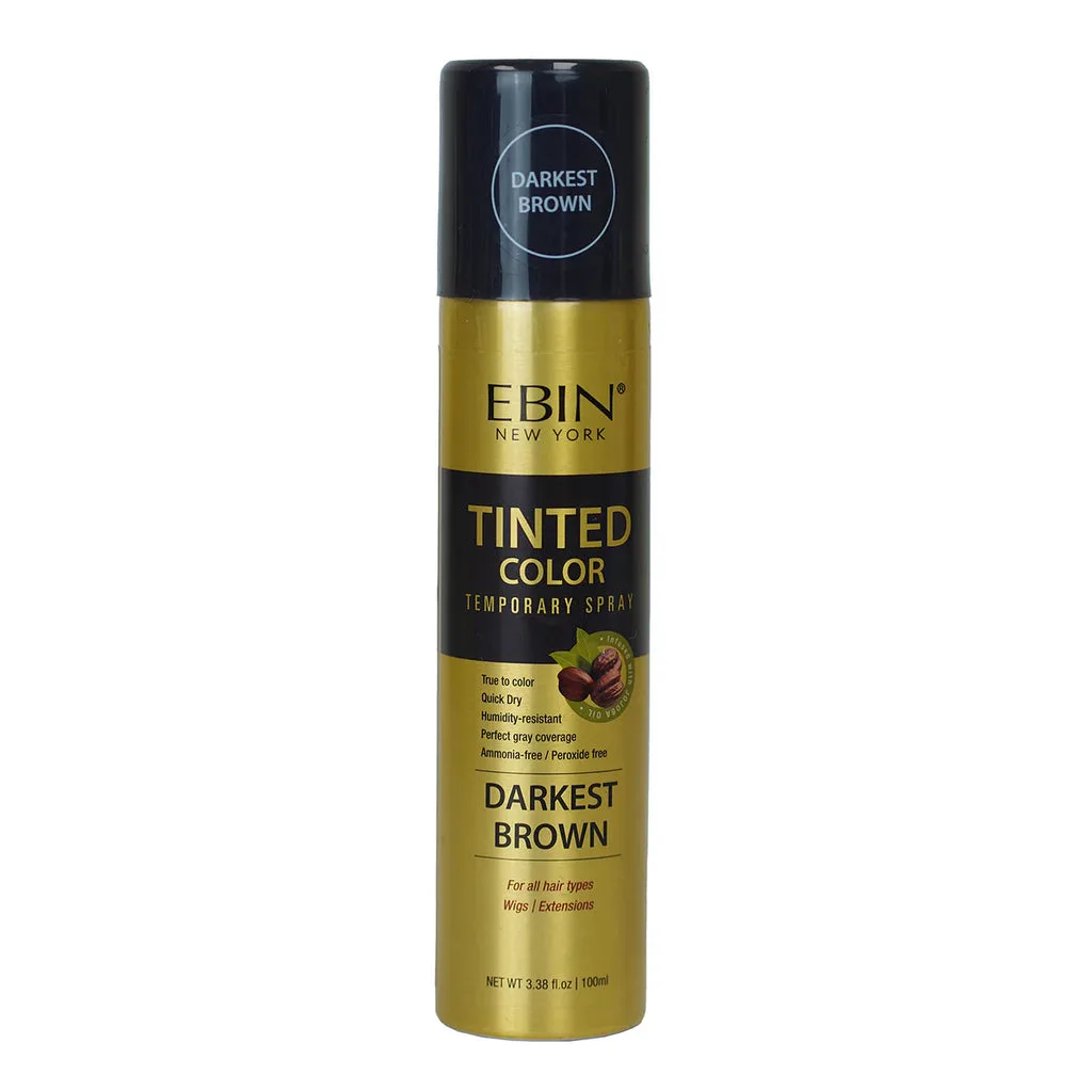 Ebin Tinted Color Spray Darkest Brown 100ml