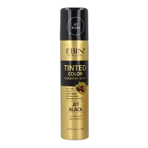 Ebin Tinted Color Spray Jet Black 100ml