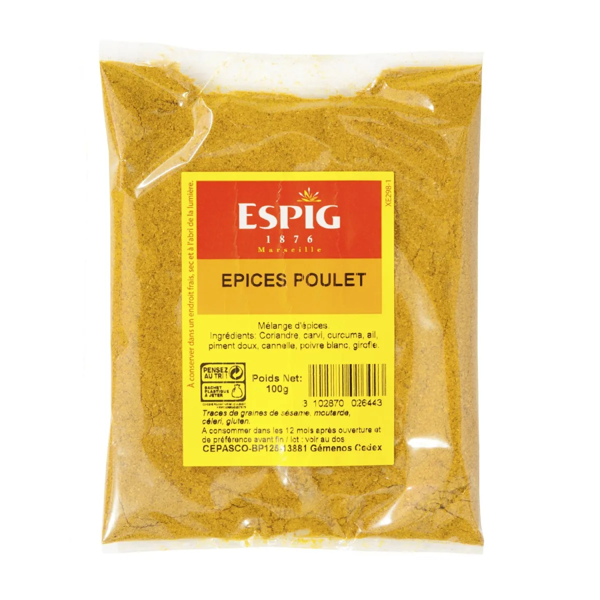 Espig Epices Poulet 100g