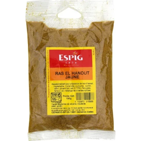 Espig Ras El Hanout Jaune 100g