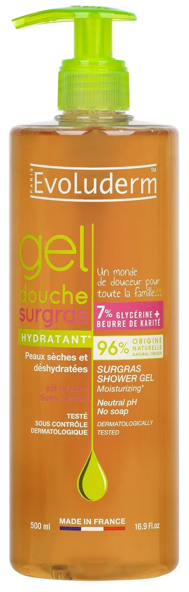 Evoluderm Gel Douche Surgras 500ml
