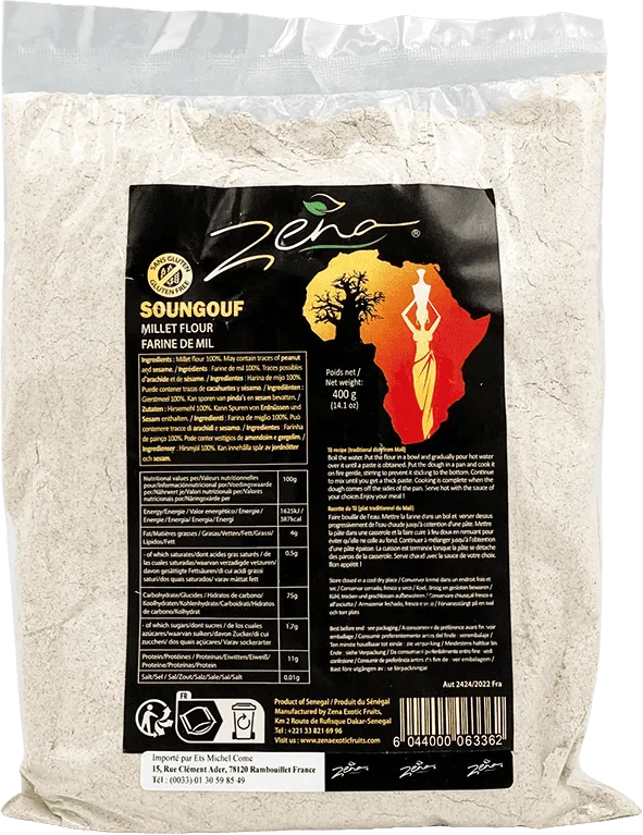 Farine De Mil Soungouf 400g Zena