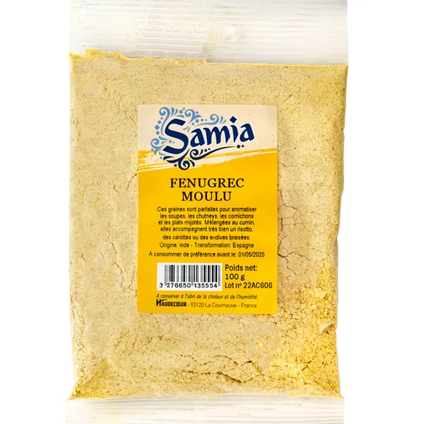 Fenugrec Moulue Samia 100g