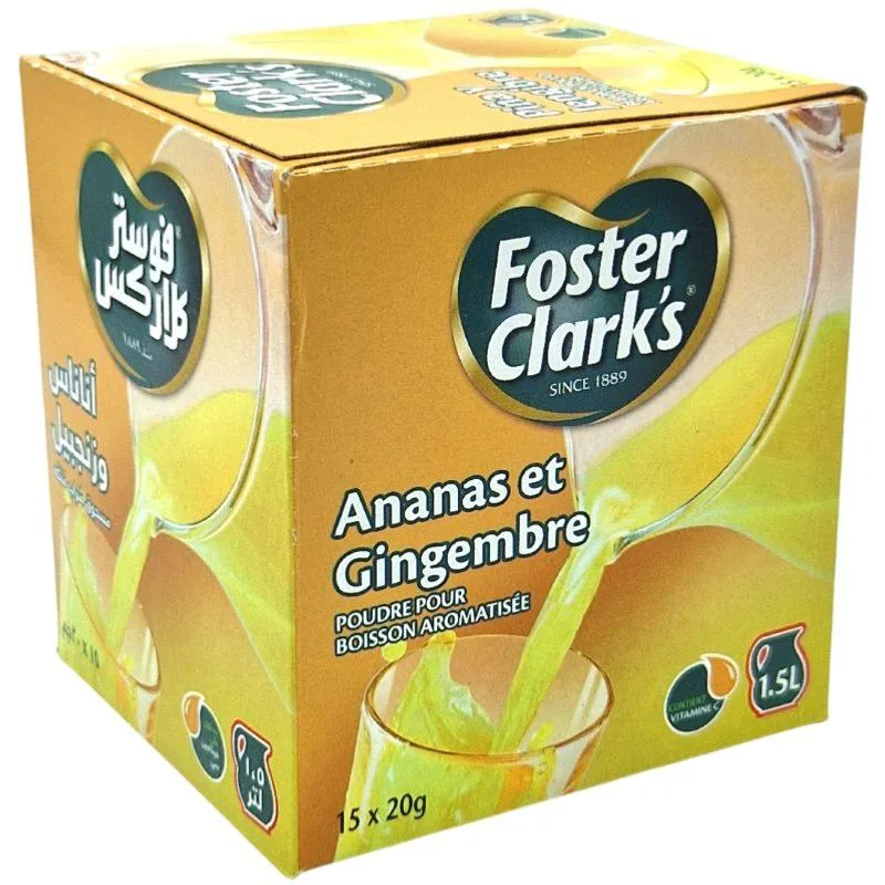 Foster Clark Ananas & Gengibre 15x 20g