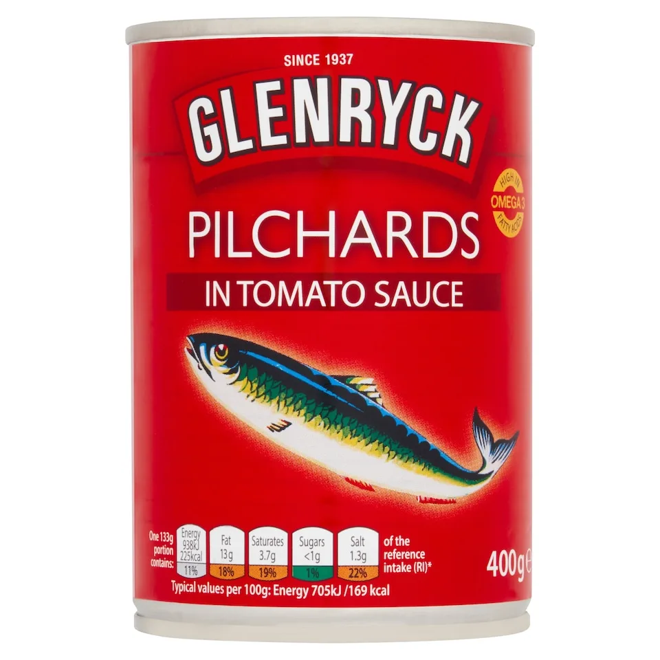 GLENRYCK PILCHARDS SAUCE TOMATE 400 G
