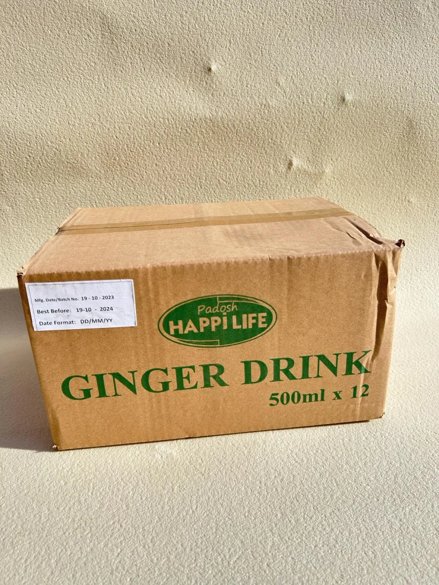 Happi Life Ginger Drink Carton 12*50cl