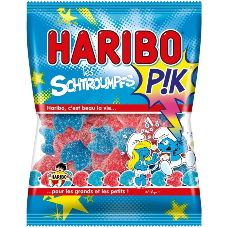 Haribo les schtroumpfs pik 40g