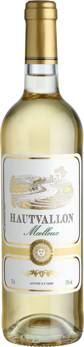 Hautvallon blanc molleux 750ml