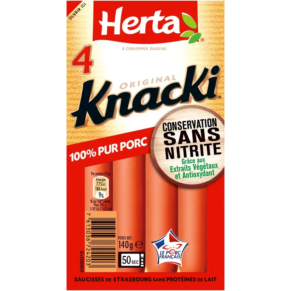 Herta Porc 140g