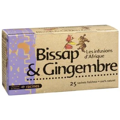 Infusion Gingembre Bissap Racines 25sacs