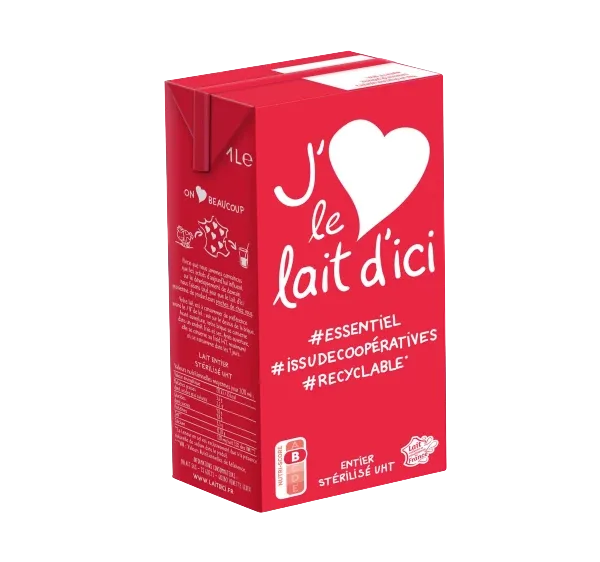 J'aime Le Lait Entier 1l
