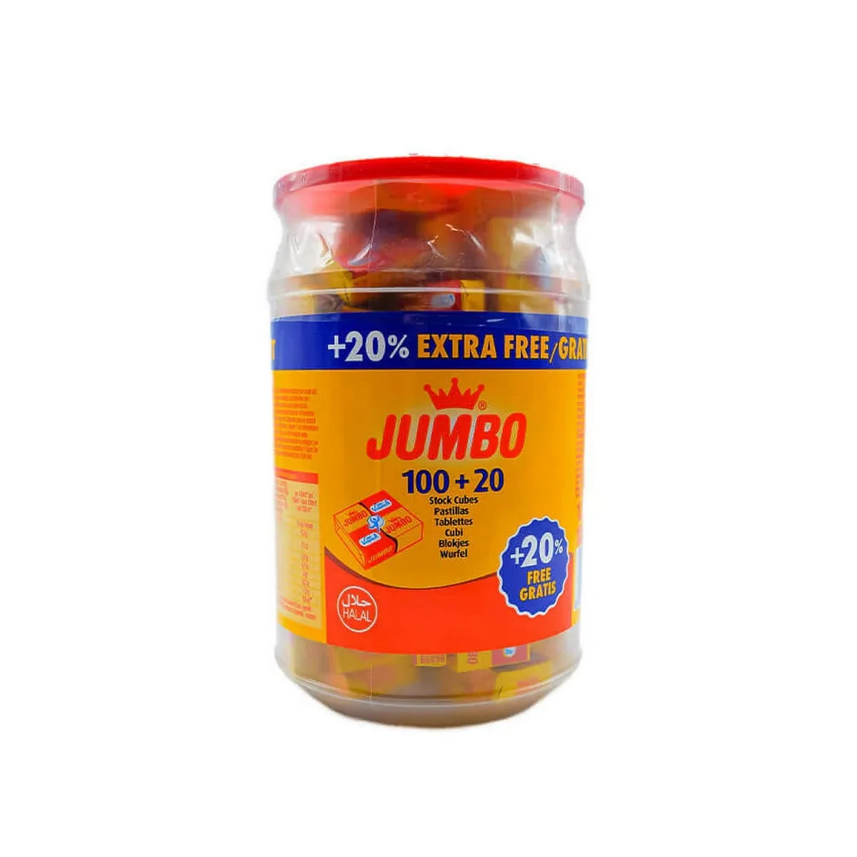 Jumbo 100+20 cubes 1200g
