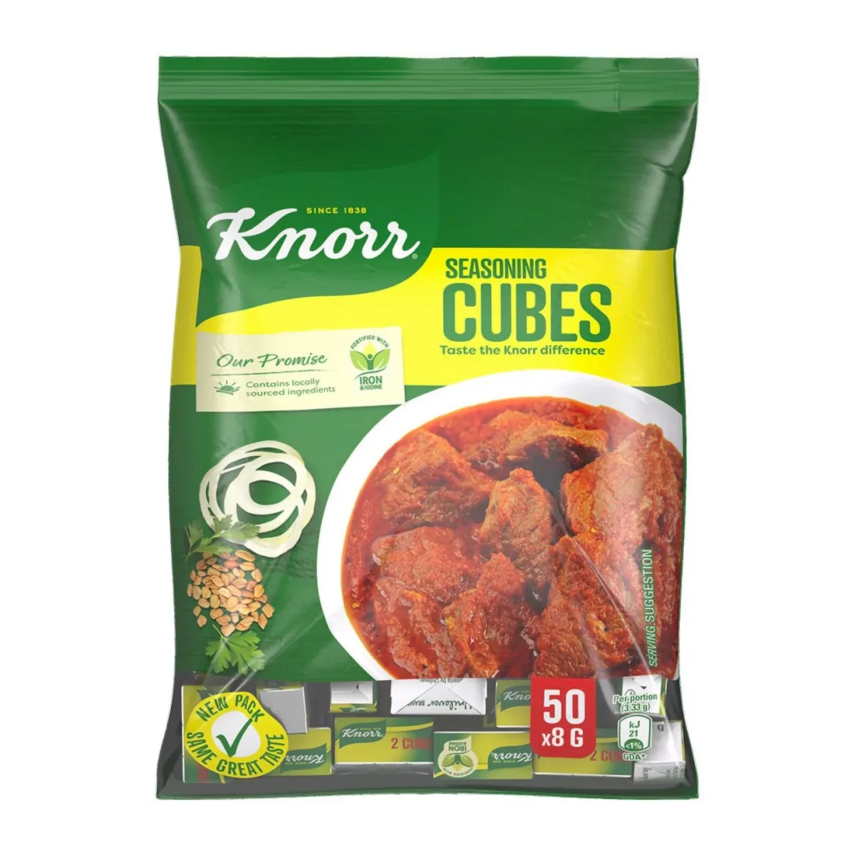 KNORR SEASONING CUBES 50*8G