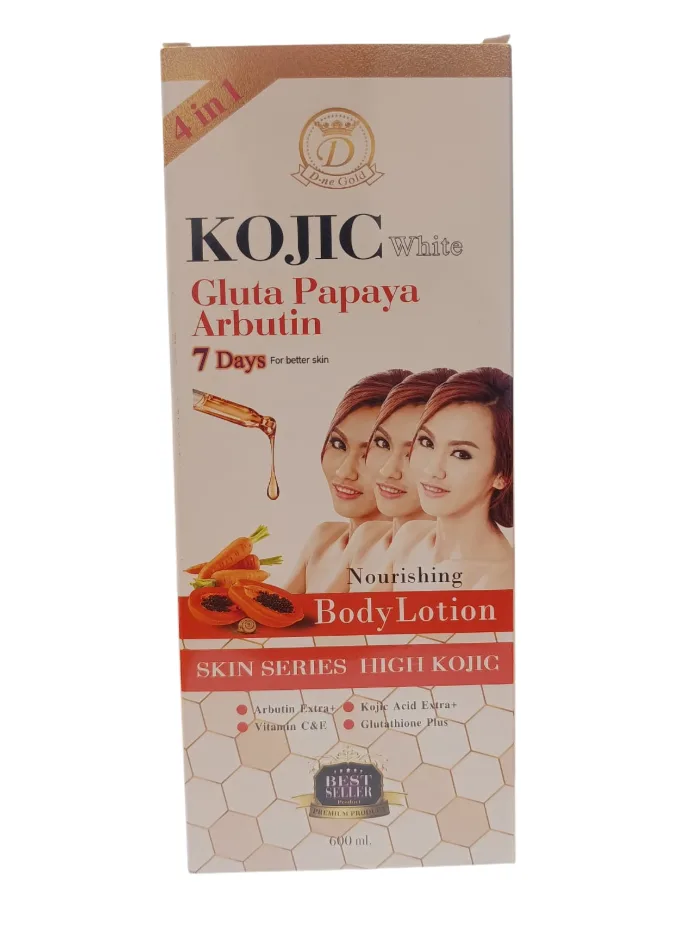 Kojic white gluta papaya arbitin body lotion 600ml