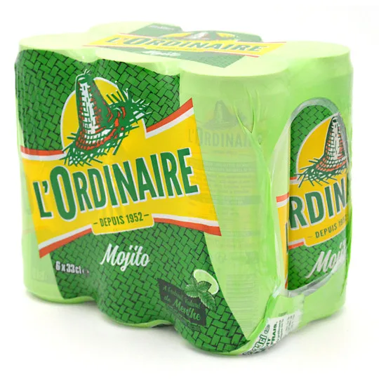 L'ordinaire Mojito Pack 6x33cl
