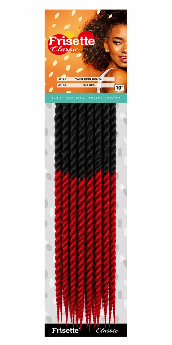 Twist King 2000 10"color#t1b/red