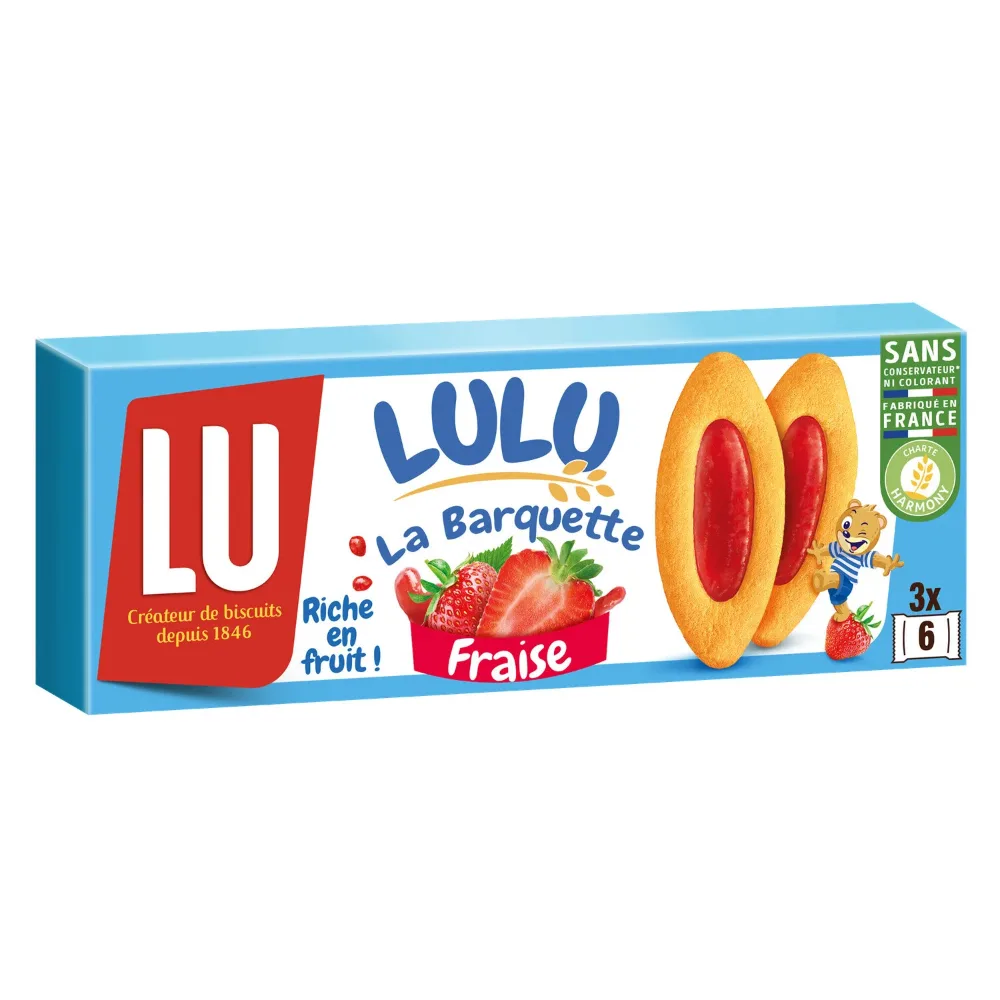 Lu Barquette Fraise 120g