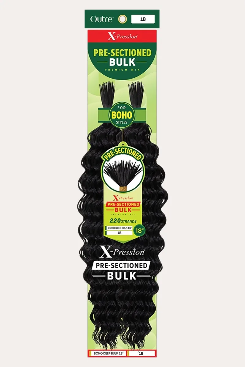 Xpression Boho Deep Bulk 18 #1b