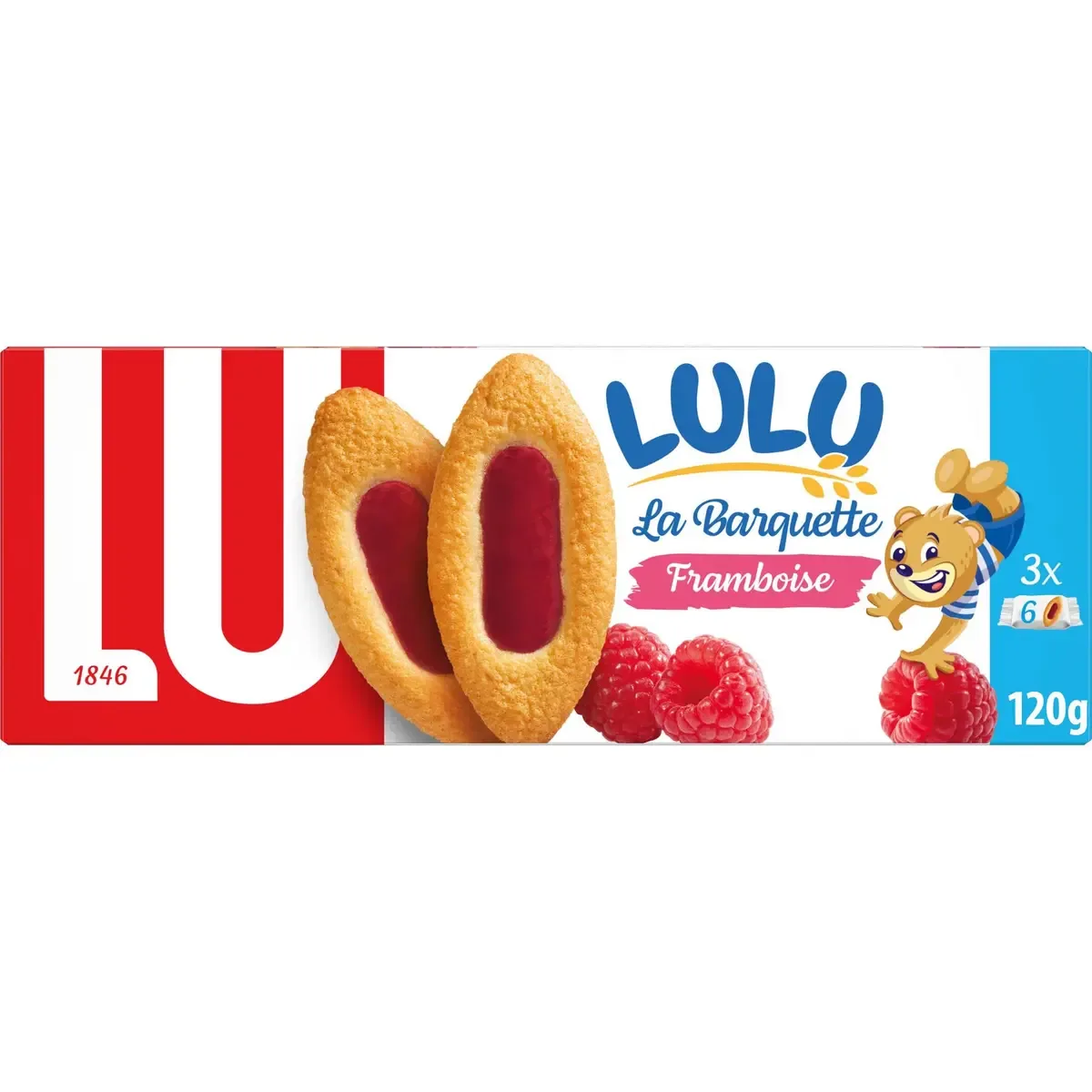 Lu La Braquette Framboise 120g
