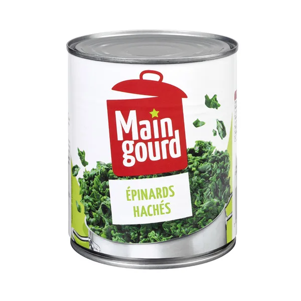 Main Gourd Epinards Haches 795g