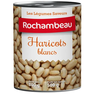 Rochambeau Haricots Blancs 800g