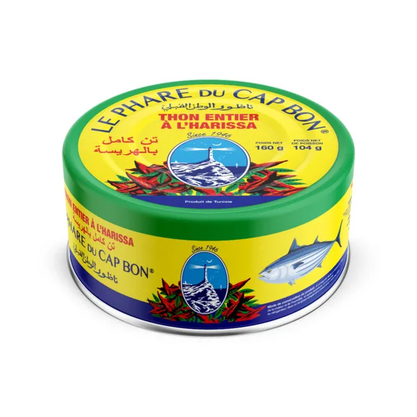 Thon Entier A La Harissa 160g