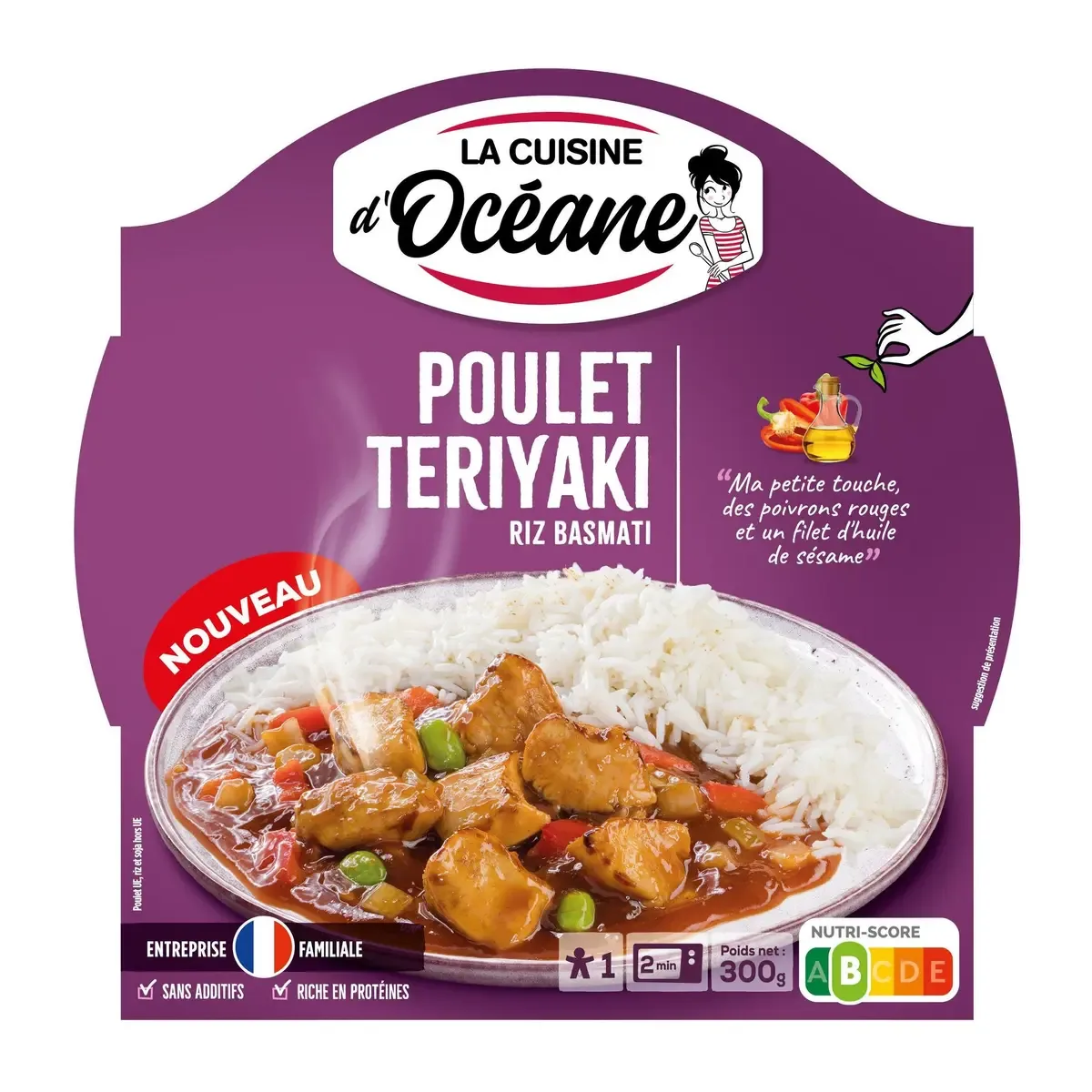 Barq. Lco Poulet Teriyaki Riz Basmati 300g