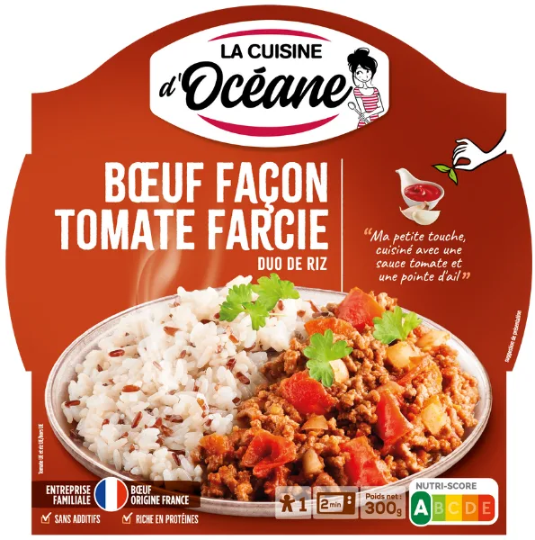 Barq. Lco Boeuf Façon Tomate Farcie & Duo De Riz