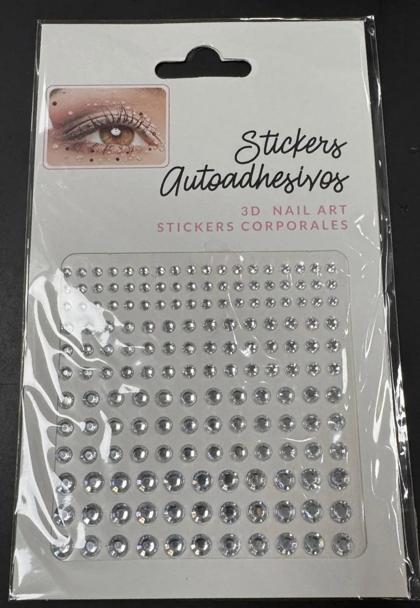Stickers Autoadhesives 3d Nail Art #silver