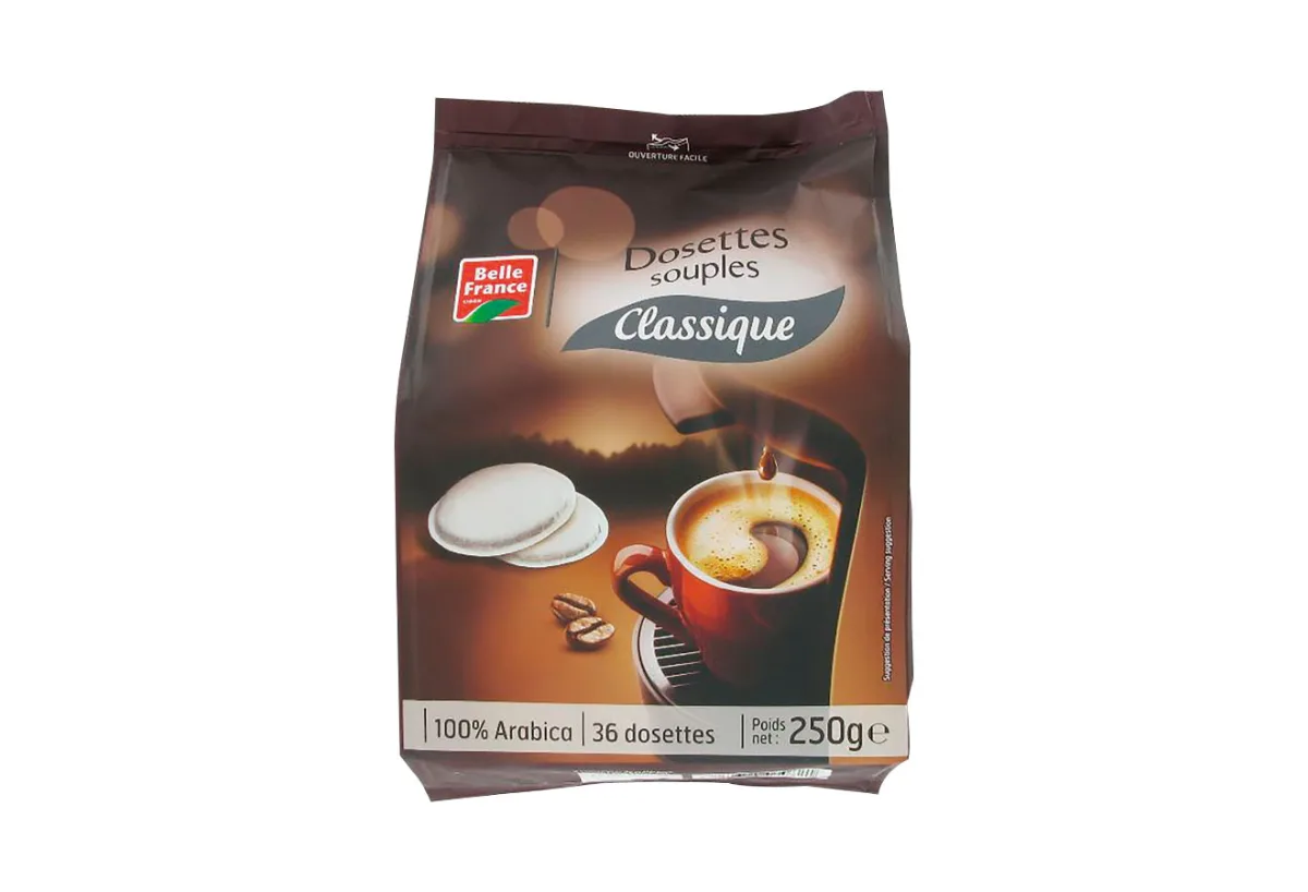 Cafe 36 Dosettes Classique Sachet 250gr Bf /10 Belle France