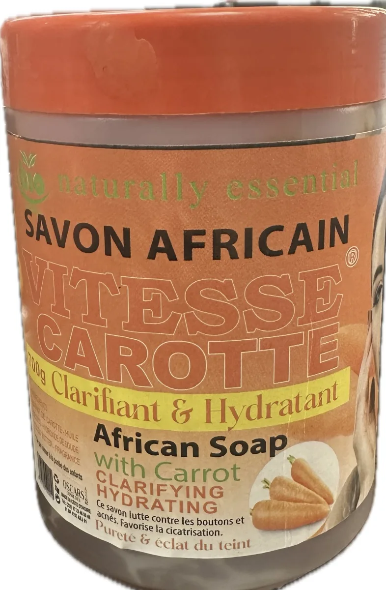Vitesse Carotte Savon African 700g