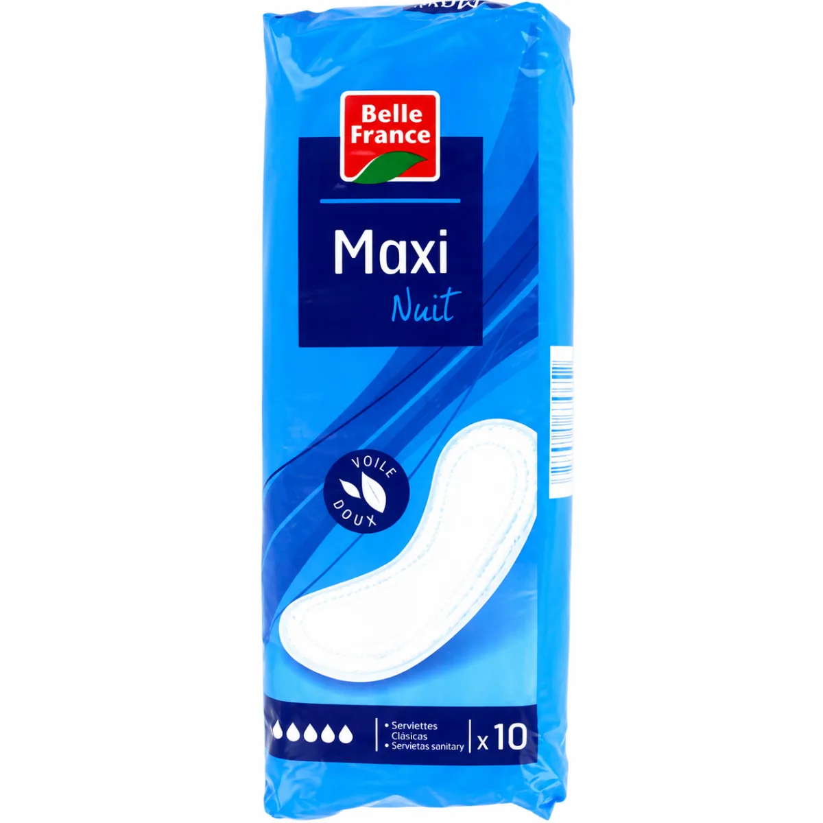 Serviettes Hyg.maxi Nuit X 12 Bf /15 Belle France