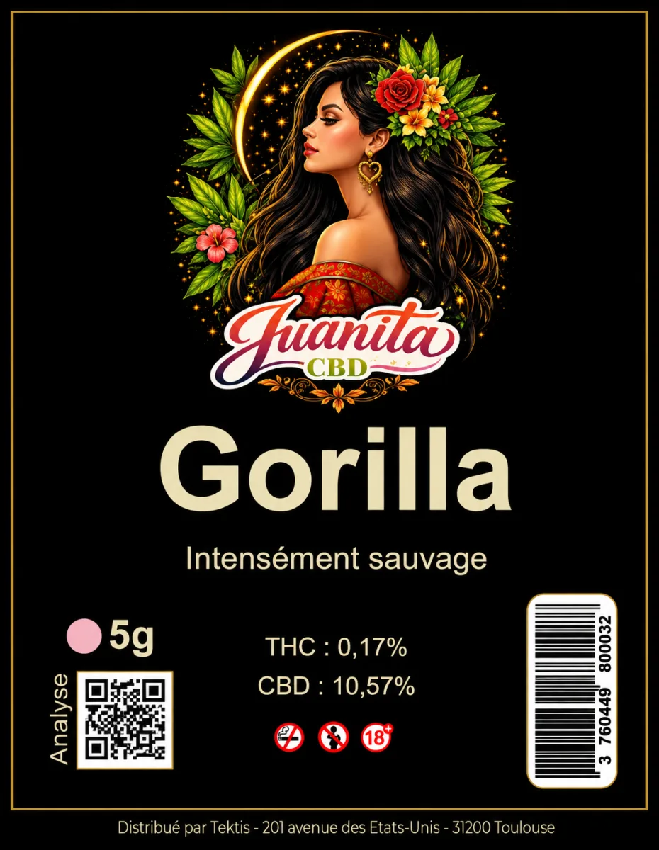 Fleur Cbd Juanita Gorilla 5gr Sachet