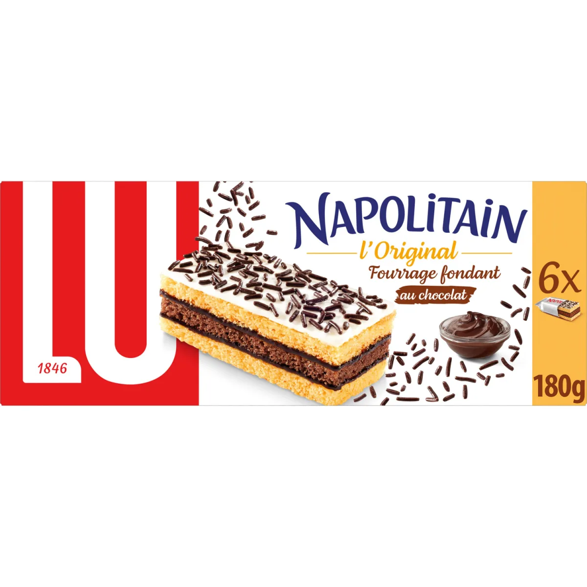 Lu Napolitain Loriginal 180g X6